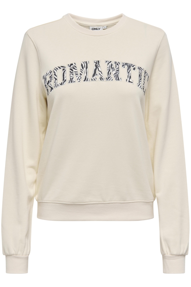 ONLFREDERIKKA L/S PRINT BOX UB SWT 15352623 Antique White/Romantic